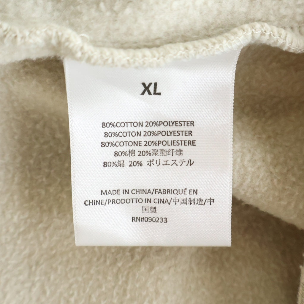 FEAR OF GOD(フィアオブゴッド) MOCK NECK SWEATSHIRT フェルトロゴ モックネックスウェットトレーナー ベージュ