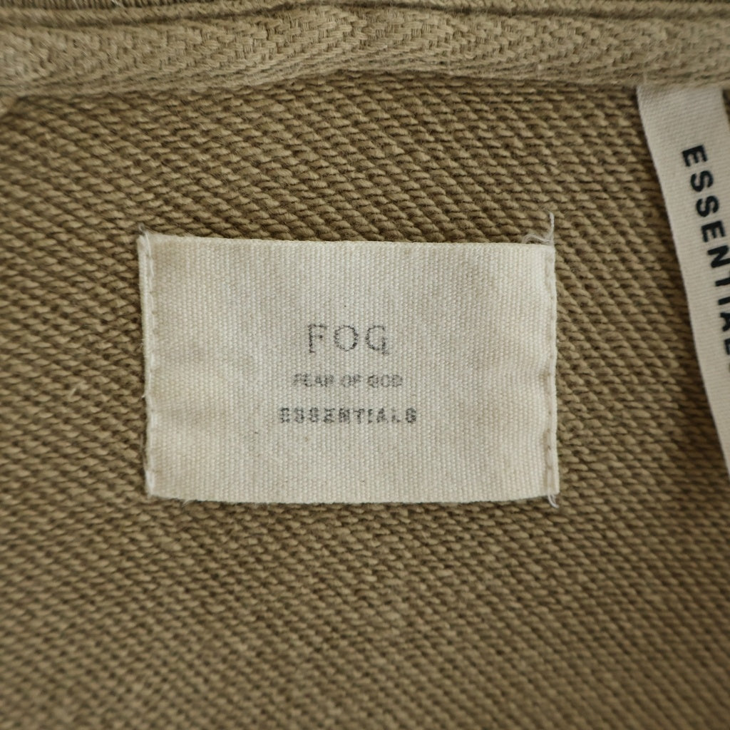 FEAR OF GOD(フィアオブゴッド) HALF ZIP HOODIE ハーフジップ スウェットパーカー フーディー ベージュ