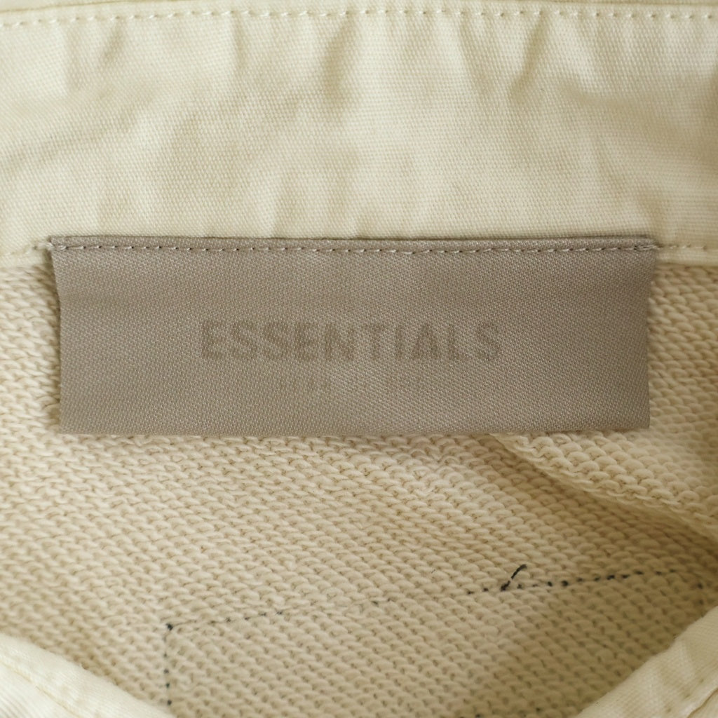 FEAR OF GOD(フィアオブゴッド) SWEAT POLO SHIRT 1977 フェルトロゴ スウェットポロシャツ ラガーシャツ アイボリー