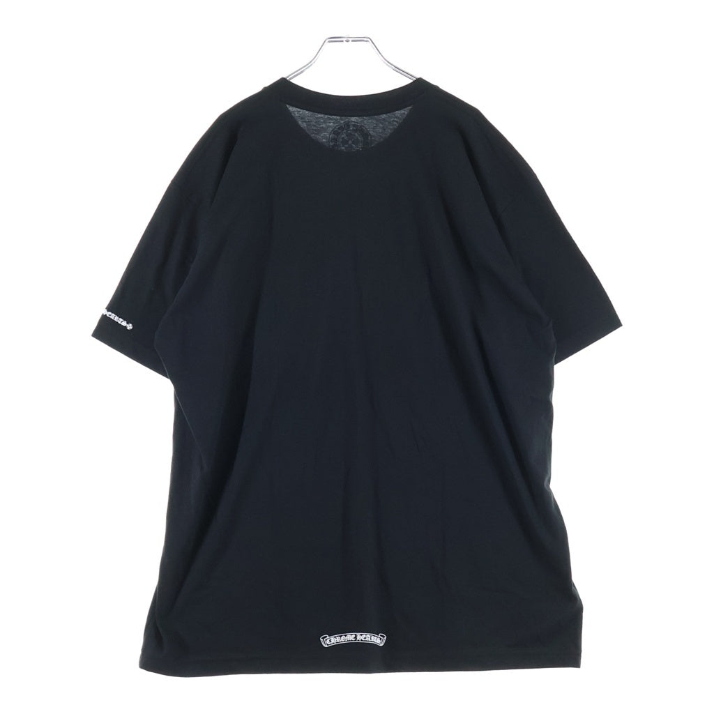 CHROME HEARTS(クロムハーツ) Neck Logo Tee ネックロゴ 半袖Tシャツ カットソー ブラック