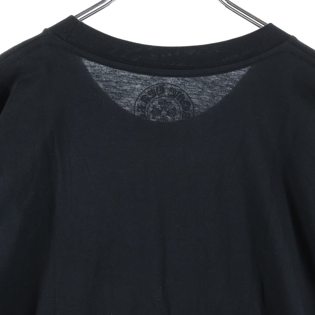 CHROME HEARTS(クロムハーツ) Neck Logo Tee ネックロゴ 半袖Tシャツ カットソー ブラック