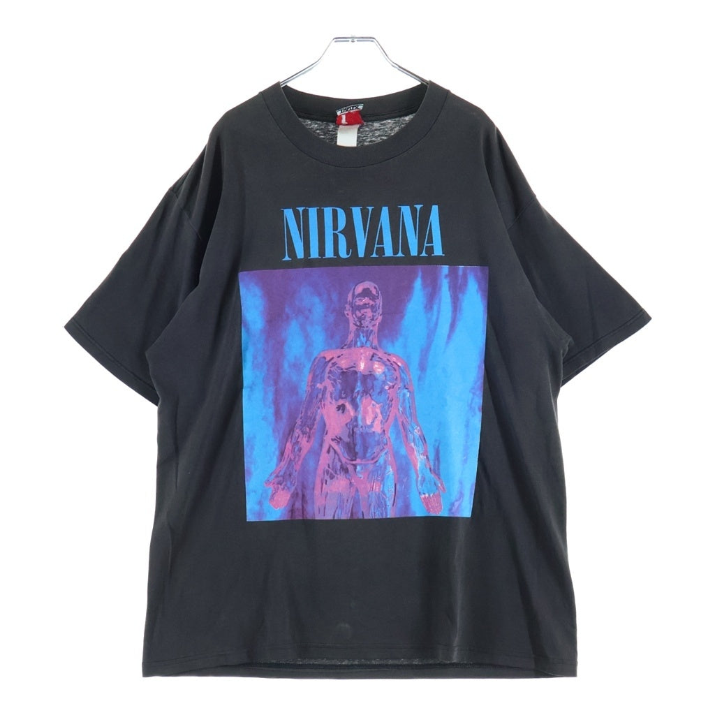 VINTAGE(ヴィンテージ) 90s NIRVANA SLIVER TEE ニルヴァーナ スリヴァー バンド 半袖Tシャツ カットソー ブラック
