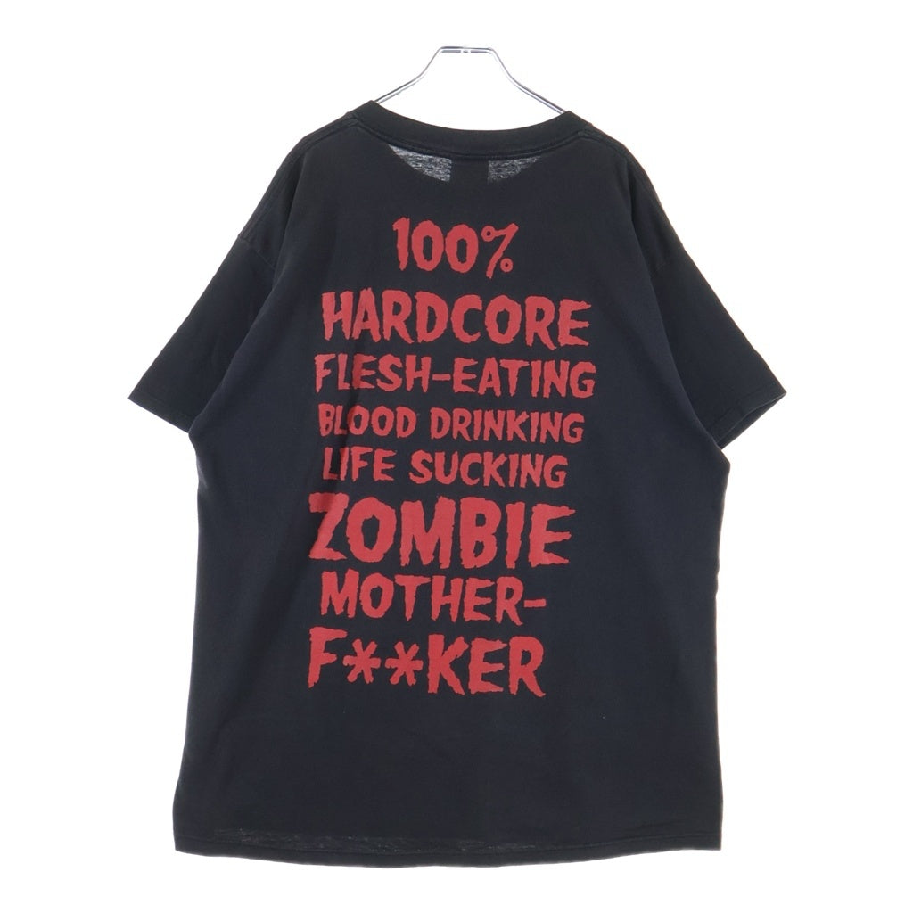 VINTAGE(ヴィンテージ) 90s ROB ZOMBIE 100% HARD CORE TEE ロブゾンビ バンド 半袖Tシャツ カットソー ブラック
