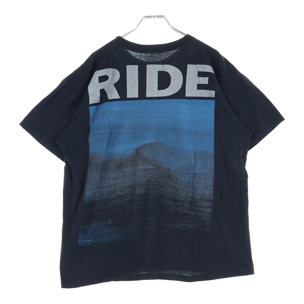 VINTAGE(ヴィンテージ) 90S RIDE NOW HERE TEE ライド バンド 半袖Tシャツ カットソー ブラック