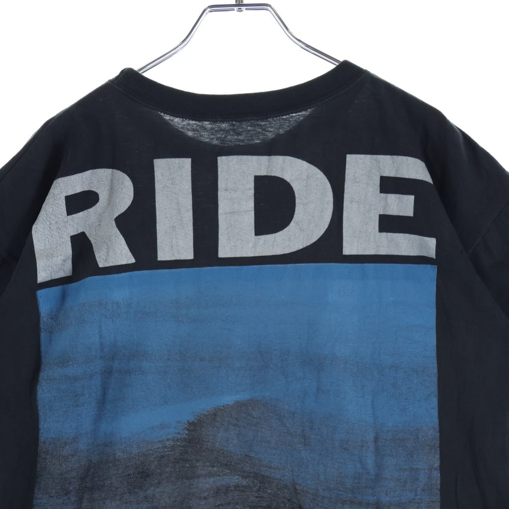 VINTAGE(ヴィンテージ) 90S RIDE NOW HERE TEE ライド バンド 半袖Tシャツ カットソー ブラック