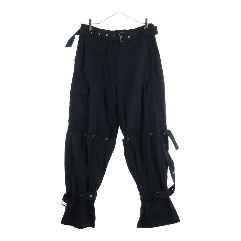 SOSHIOTSUKI(ソウシオオツキ) AUTO MECHANICS CARGO PANTS オートメカニック カーゴボンテージパンツ ブラック S23SS14PT-C
