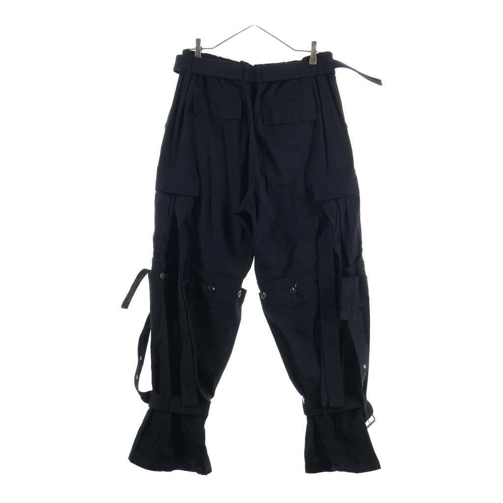 SOSHIOTSUKI(ソウシオオツキ) AUTO MECHANICS CARGO PANTS オートメカニック カーゴボンテージパンツ ブラック S23SS14PT-C