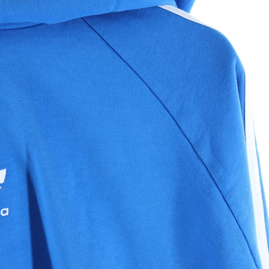 BALENCIAGA(バレンシアガ) 22AW adidas Large Fit Hoodie アディダス プルオーバースウェットパーカー フーディー ブルー 729322 TNVN2