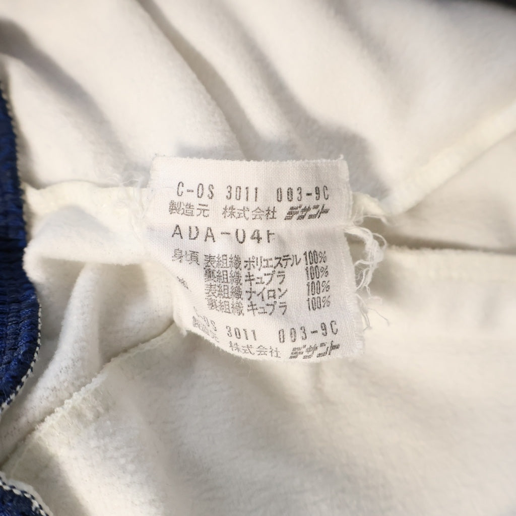 adidas(アディダス) 70S VINTAGE 西ドイツ製 デサント サイドライントラックジャケット トラックパンツ セットアップ ホワイト/ブルー C- OS-3011