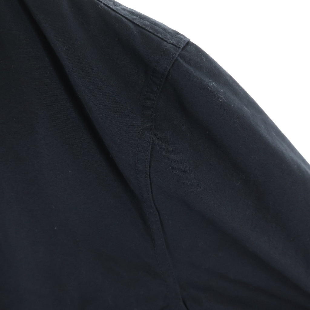 NO BRAND(ノーブランド) ×Rags McGREGOR TROOPER PUFF COAT COTTON TWILL ラグス マックレガー ドローコード モッズコート ブラック NN-JU2851