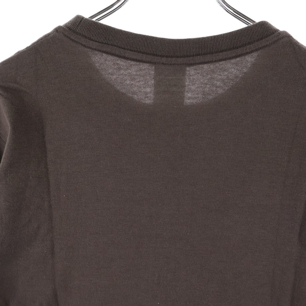 NUMBER (N)INE(ナンバーナイン) 02AW Archive ジョージ期 YESTERDAY プリント 半袖Tシャツ カットソー ブラウン