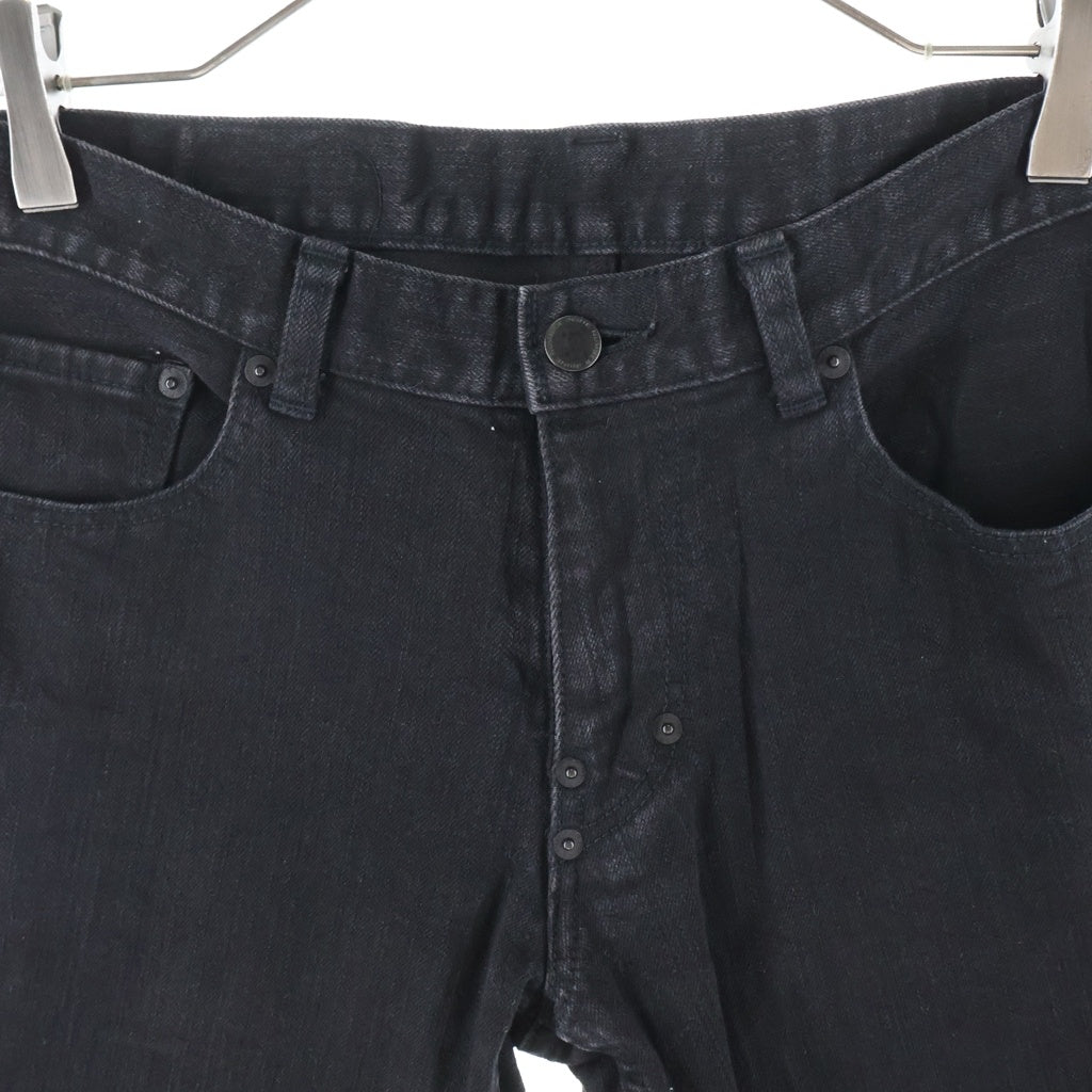 NUMBER (N)INE(ナンバーナイン) 06AW Archive NOIR期 Straight Denim Pants ハート涙パッチ ストレート デニム パンツ ブラック