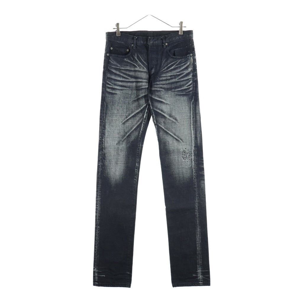 Dior HOMME(ディオールオム) 03AW Archive LUSTER期 エディ期 Claw Mark Denim Pants 爪痕 デニム パンツ ブラック