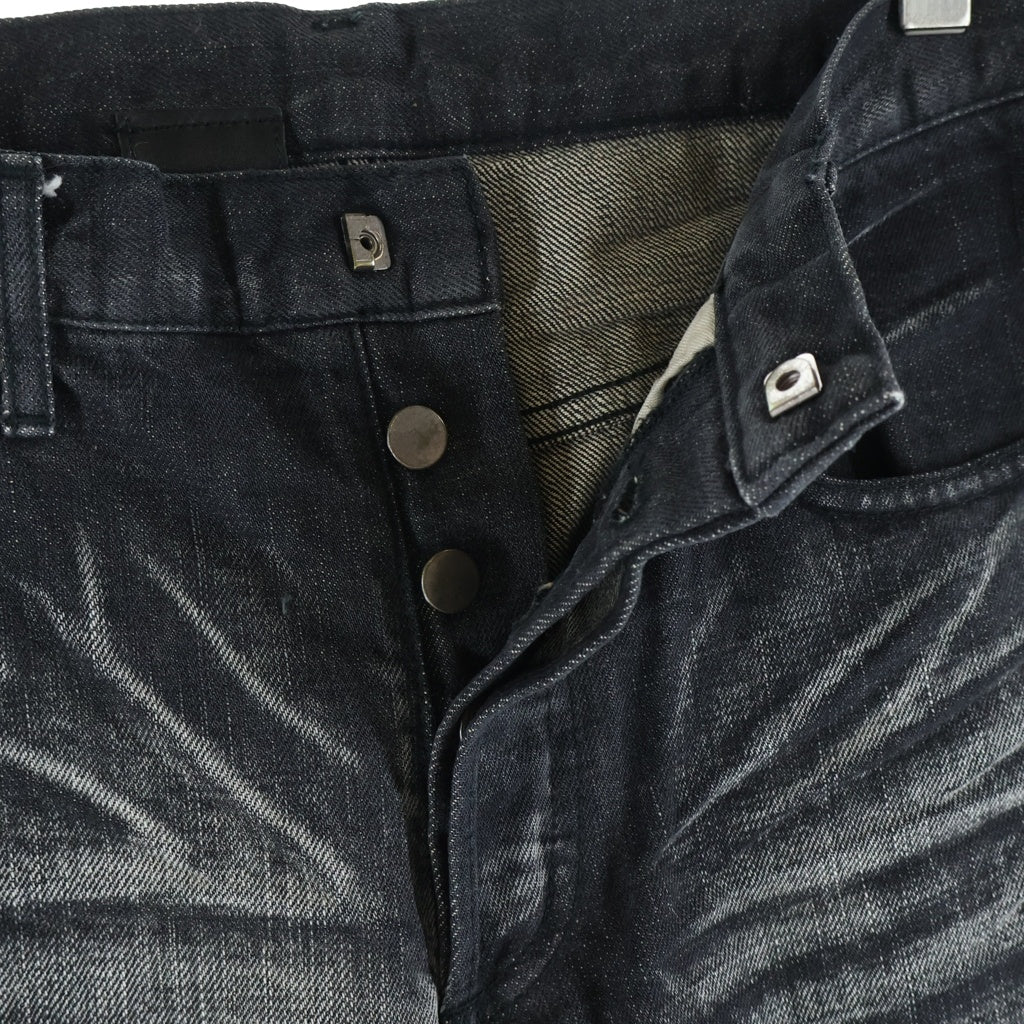 Dior HOMME(ディオールオム) 03AW Archive LUSTER期 エディ期 Claw Mark Denim Pants 爪痕 デニム パンツ ブラック