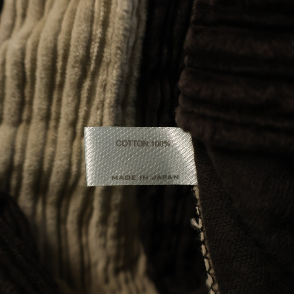 NUMBER (N)INE(ナンバーナイン) 02AW Archive ジョージ期 Corduroy Pants コーデュロイ パンツ バイカラー ブラウン/ベージュ