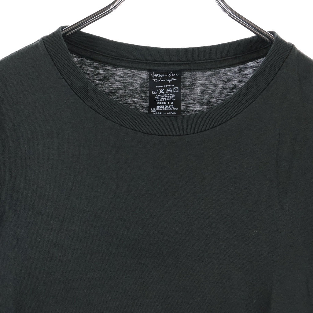 NUMBER (N)INE(ナンバーナイン) 06AW Archive NOIR期 半袖Tシャツ カットソー チャコールグレー