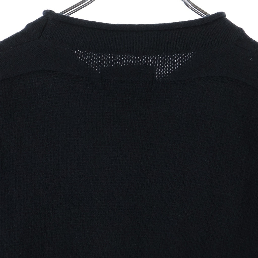 STONE ISLAND(ストーンアイランド) GHOST PIECE Sweatshirt ロゴワッペン クルーネックニットセーター ブラック 7915562FA
