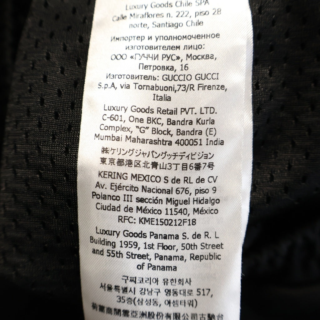 GUCCI(グッチ) Track Pants テクニカルジャージー 総柄トラックパンツ ブラック 768619 XJF4A