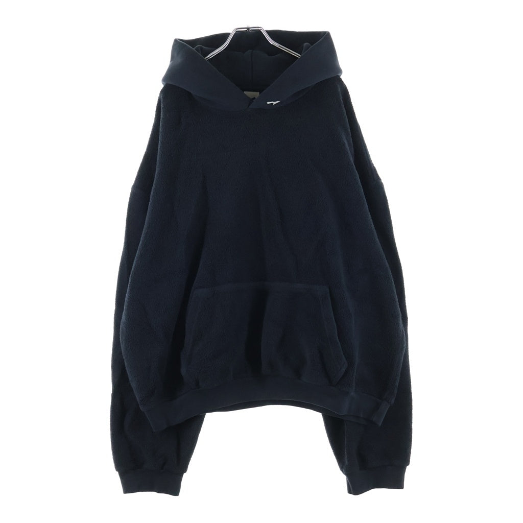 SKYLRK(スカイラーク) Reverse Hoodie リバース ロゴ刺繍 プルオーバースウェットパーカー フーディー ブラック