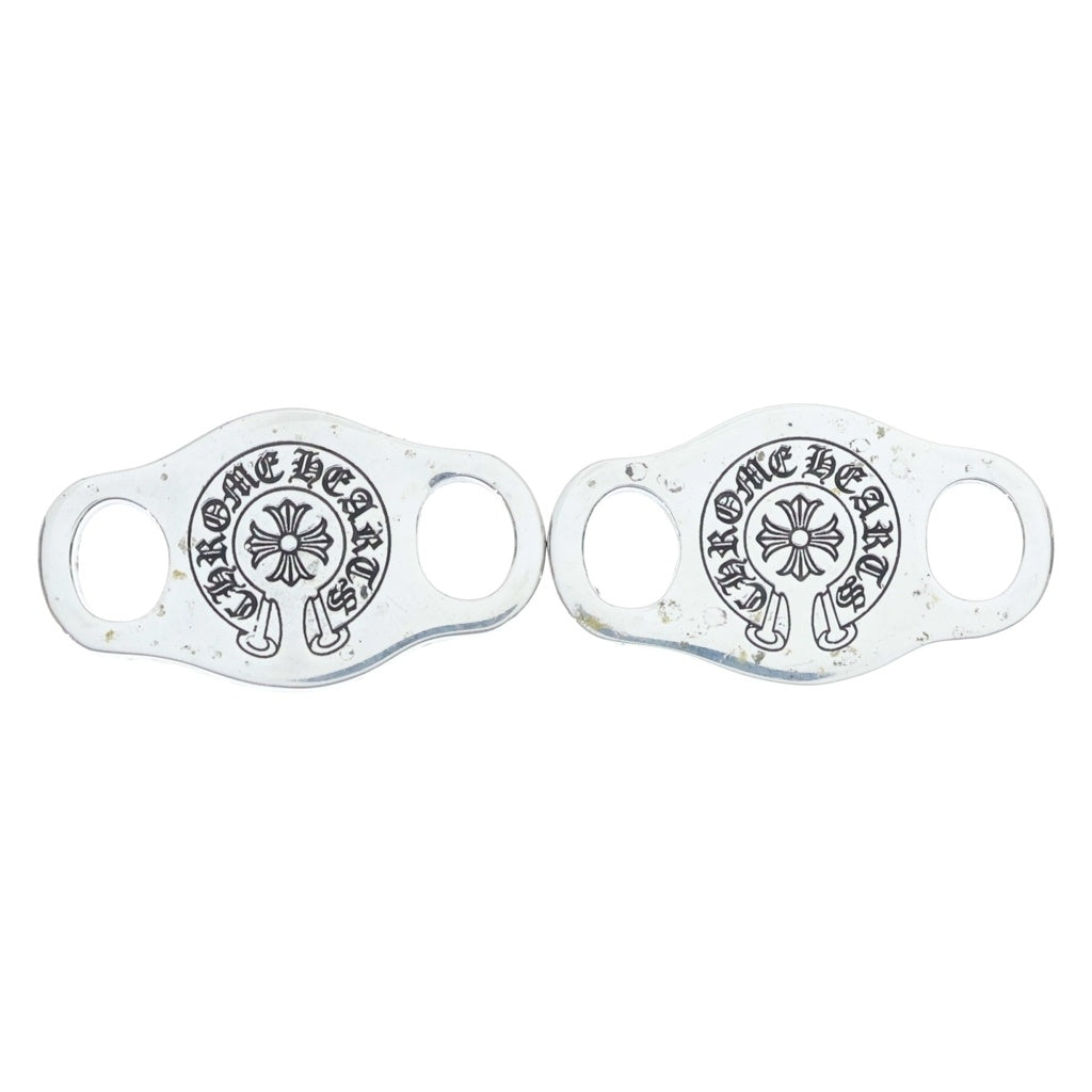 CHROME HEARTS(クロムハーツ) SHOELACE SET V1 シューレース デュブレ 2個セット シルバー BCA313
