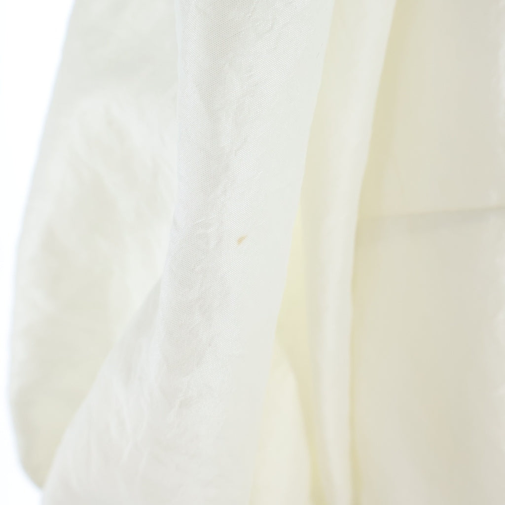 CECILIE BAHNSEN(セリシーバンセン) 21SS LULU TOP ドローコード バックオープンデザイン パフスリーブ ホワイト SC21‐0001 レディース