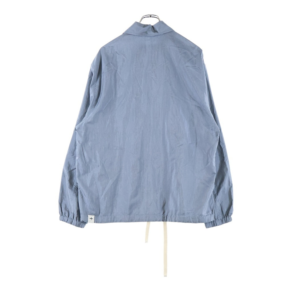 JIL SANDER(ジルサンダー) SPORTSWEAR 010 ドローコード ナイロンシルクコーチジャケット ブルー J47SW0010 J70003