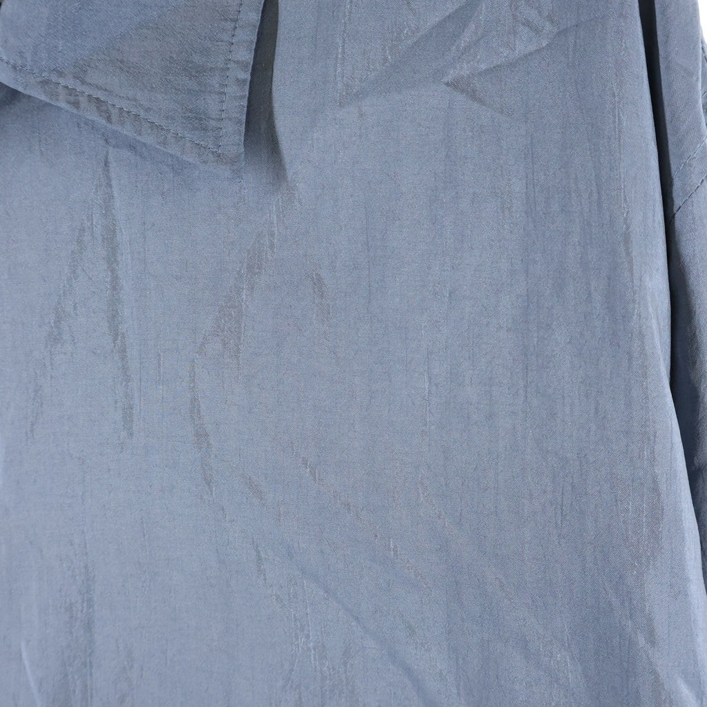 JIL SANDER(ジルサンダー) SPORTSWEAR 010 ドローコード ナイロンシルクコーチジャケット ブルー J47SW0010 J70003