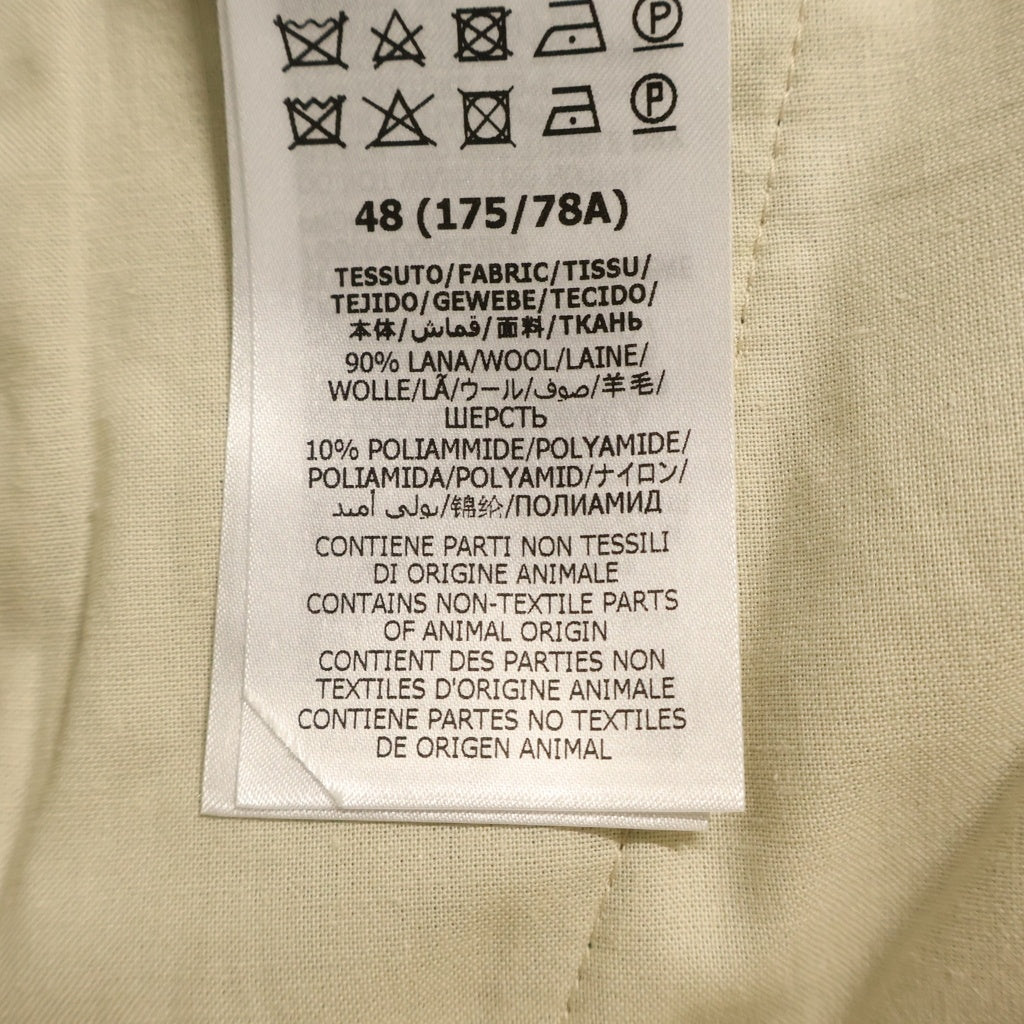 GUCCI(グッチ) 21AW タータンチェック 3タック ダブルウールスラックス イエロー/グリーン 653360