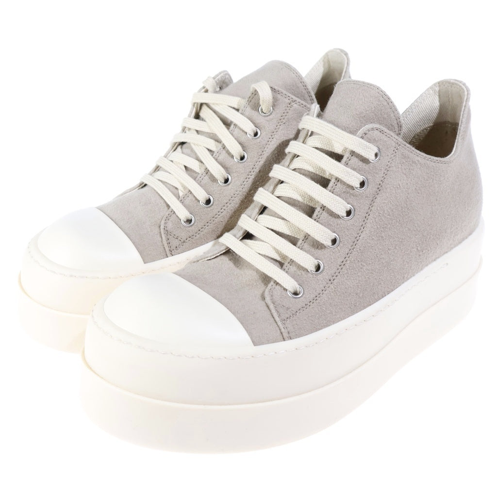 DRKSHDW(ダークシャドウ) 25AW DOUBLE BUMPER LOW SNEAKS ダブルバンパー ローカットスニーカー グレー DS02E7832-BMO