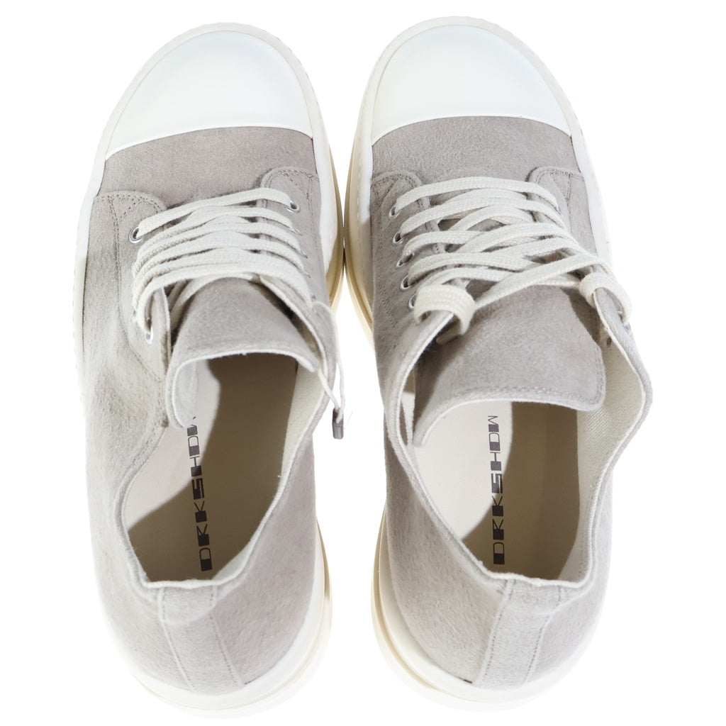 DRKSHDW(ダークシャドウ) 25AW DOUBLE BUMPER LOW SNEAKS ダブルバンパー ローカットスニーカー グレー DS02E7832-BMO