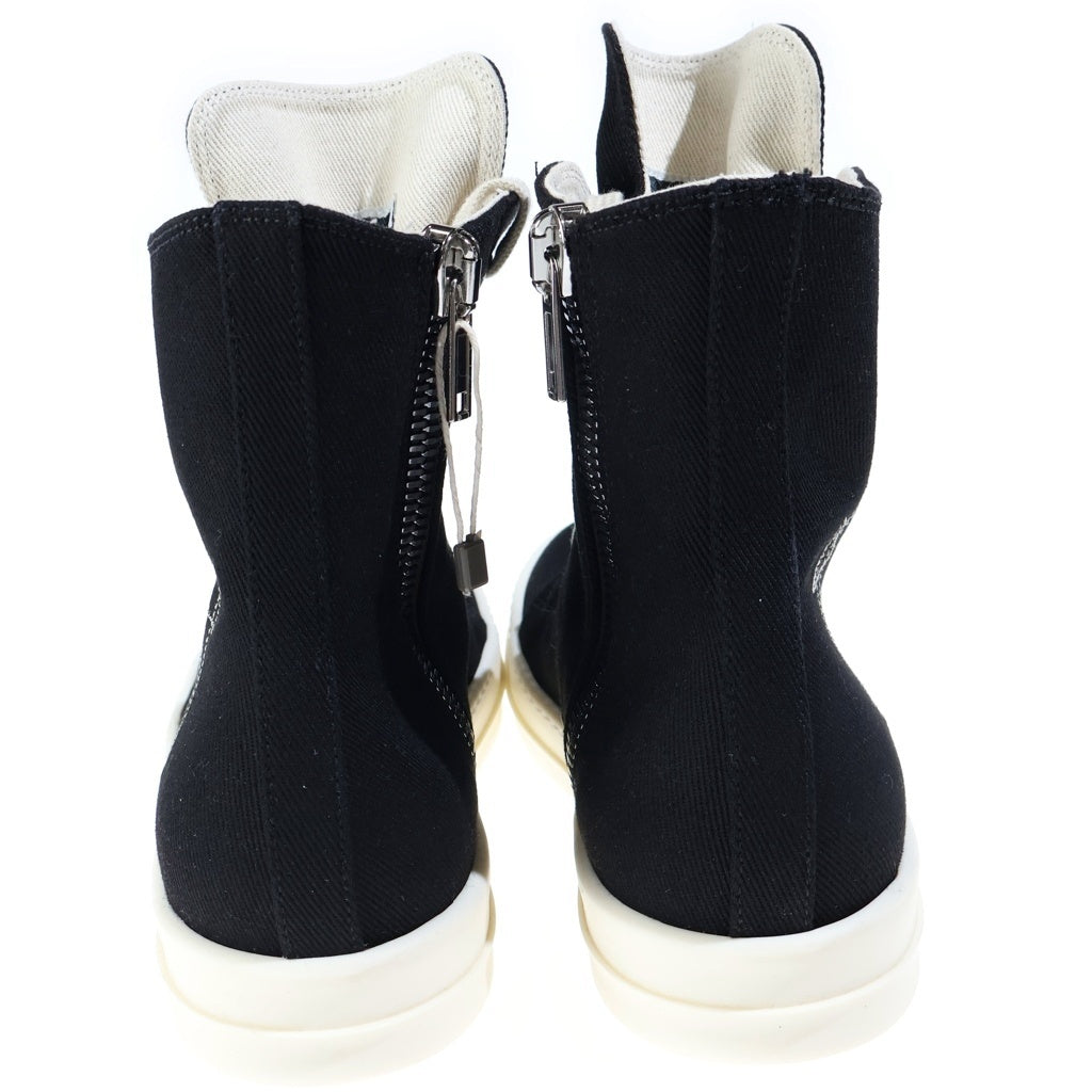 DRKSHDW(ダークシャドウ) 25AW VEGAN SNEAKS ヴィーガン キャンバスハイカットスニーカー ブラック DS02E7807-DOEM8