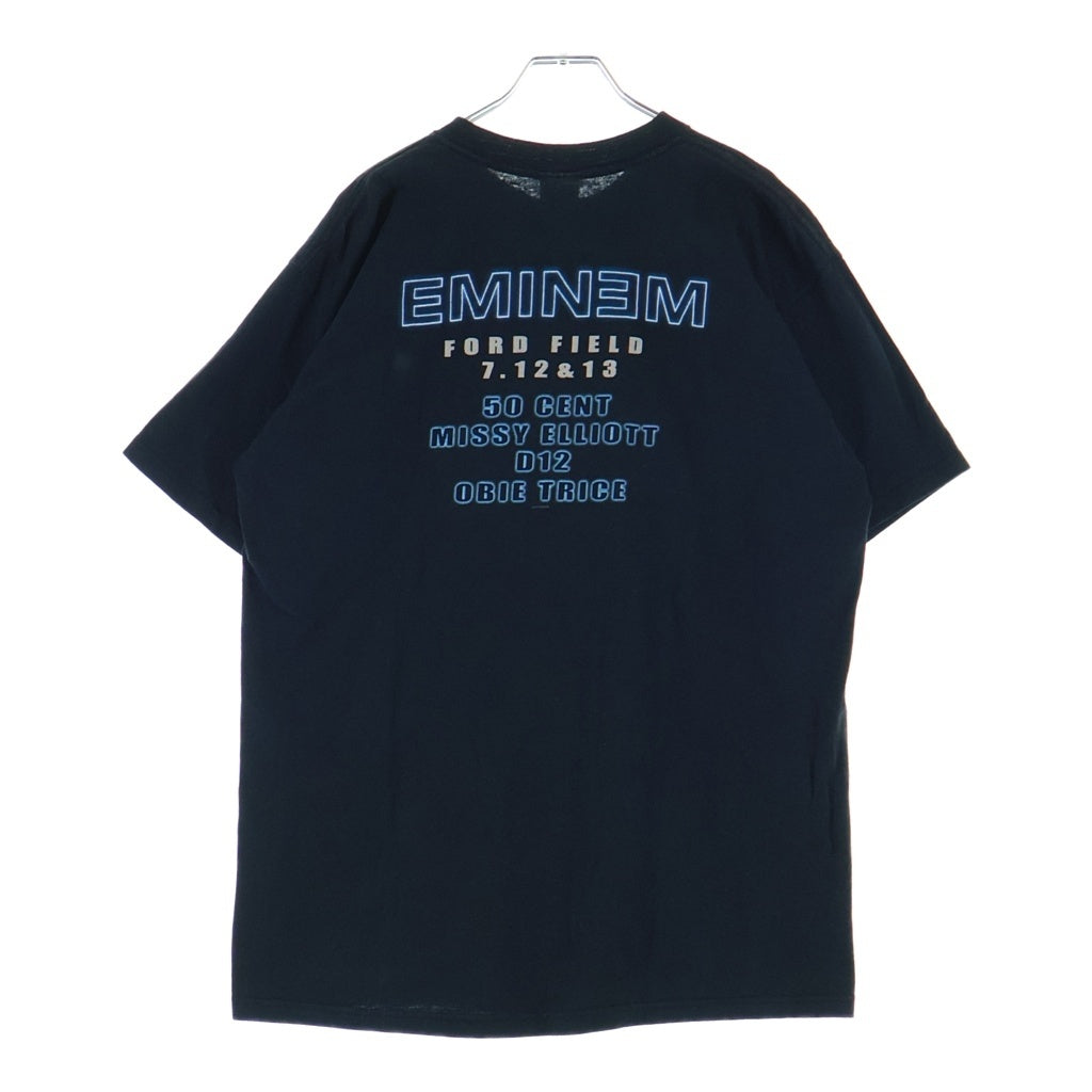VINTAGE(ヴィンテージ) 00s EMINEM Ford Fild Tee エミネム ラップ 半袖Tシャツ カットソー ネイビー