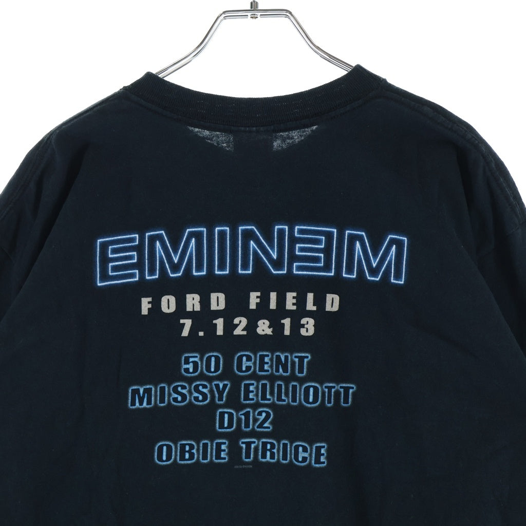 VINTAGE(ヴィンテージ) 00s EMINEM Ford Fild Tee エミネム ラップ 半袖Tシャツ カットソー ネイビー