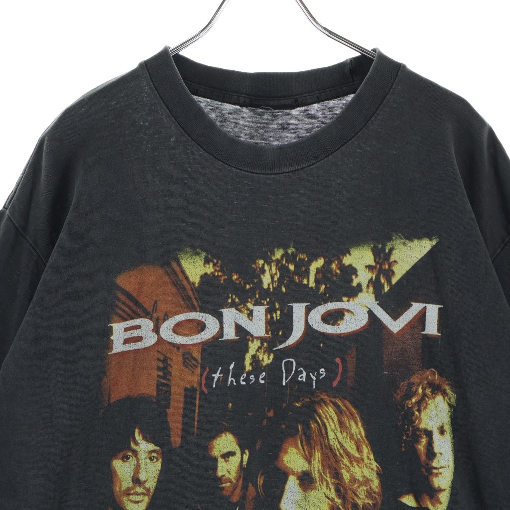 VINTAGE(ヴィンテージ) 90s BON JOVI These Days Tee ボンジョヴィ バンド 半袖Tシャツ カットソー ブラック