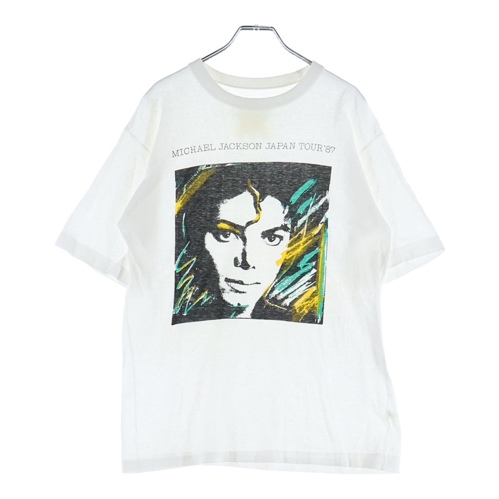 VINTAGE(ヴィンテージ) 80s-90s MICHAEL JACKSON JAPAN TOUR マイケルジャクソン ツアーT クルーネックTシャツ ホワイト
