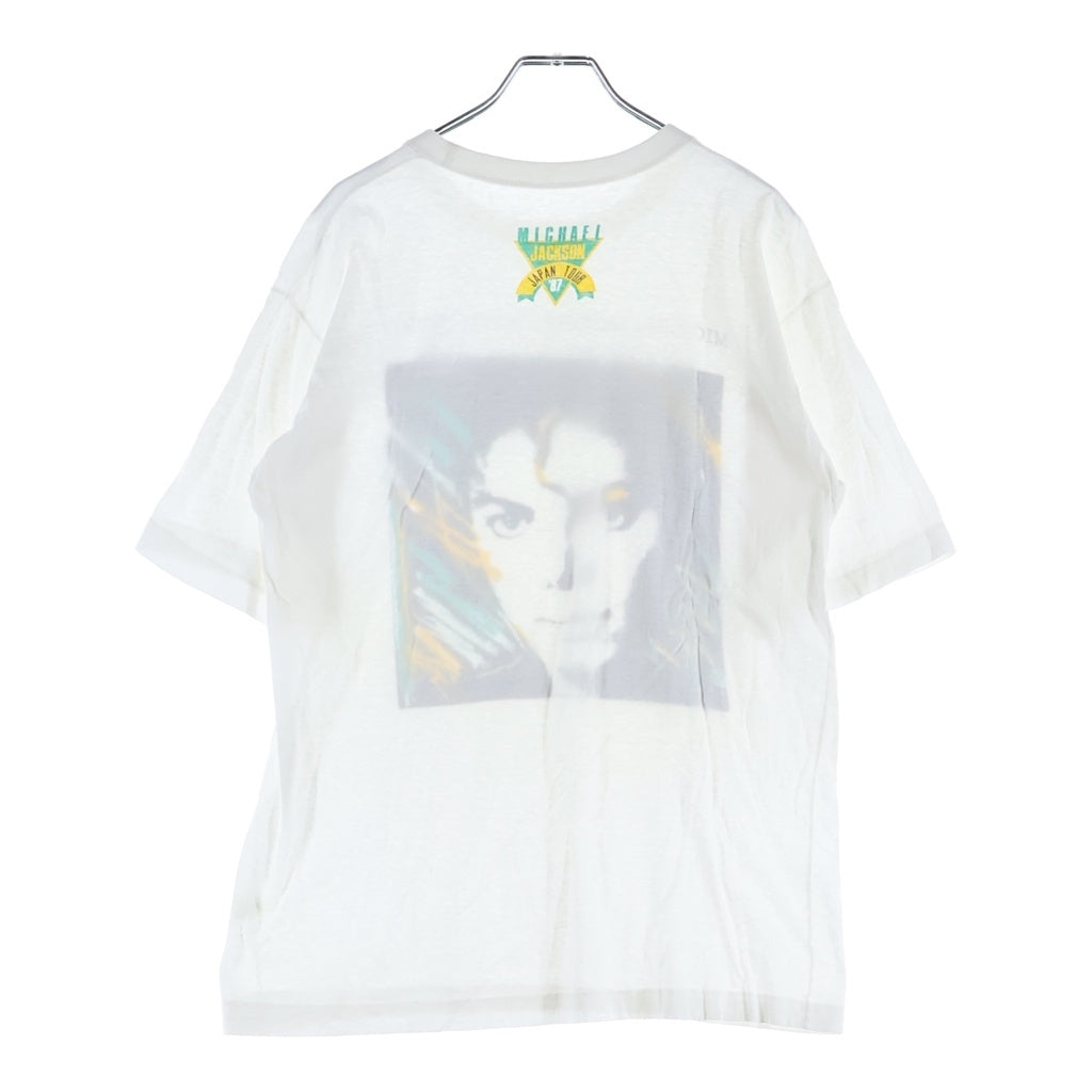 VINTAGE(ヴィンテージ) 80s-90s MICHAEL JACKSON JAPAN TOUR マイケルジャクソン ツアーT クルーネックTシャツ ホワイト