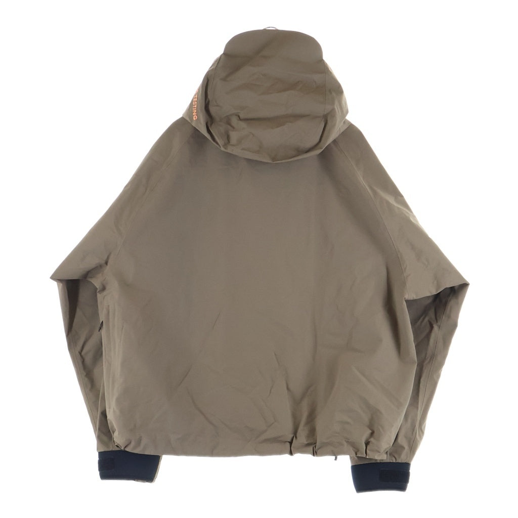Marmot(マーモット) × STABRIDGE GORE-TEX RIVER GUIDE JACKET ゴアテックス 止水ジップ マウンテンパーカー ブラウン MTFW25MRN353AP