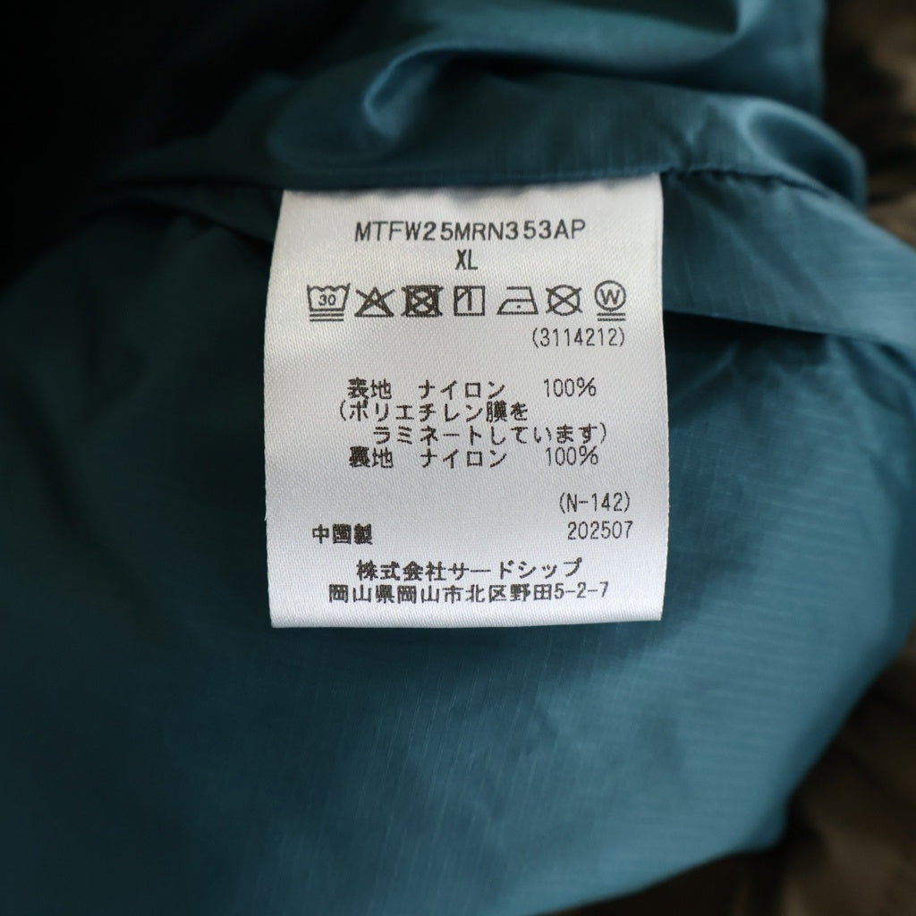 Marmot(マーモット) × STABRIDGE GORE-TEX RIVER GUIDE JACKET ゴアテックス 止水ジップ マウンテンパーカー ブラウン MTFW25MRN353AP