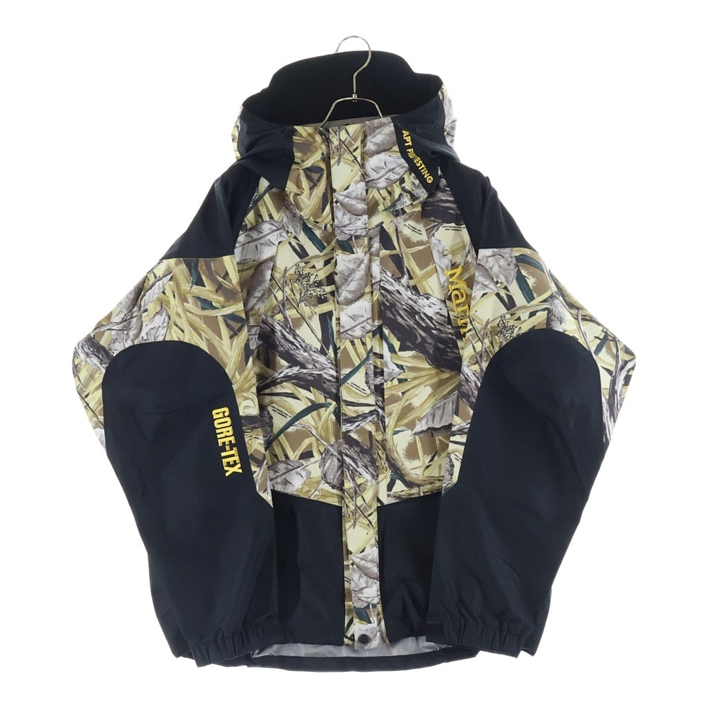 Marmot(マーモット) × STABRIDGE GORE-TEX 3L Alpinist Jacket アルピニスト ゴアテックス 総柄シェルジャケット ブラウン TSAMR326AP