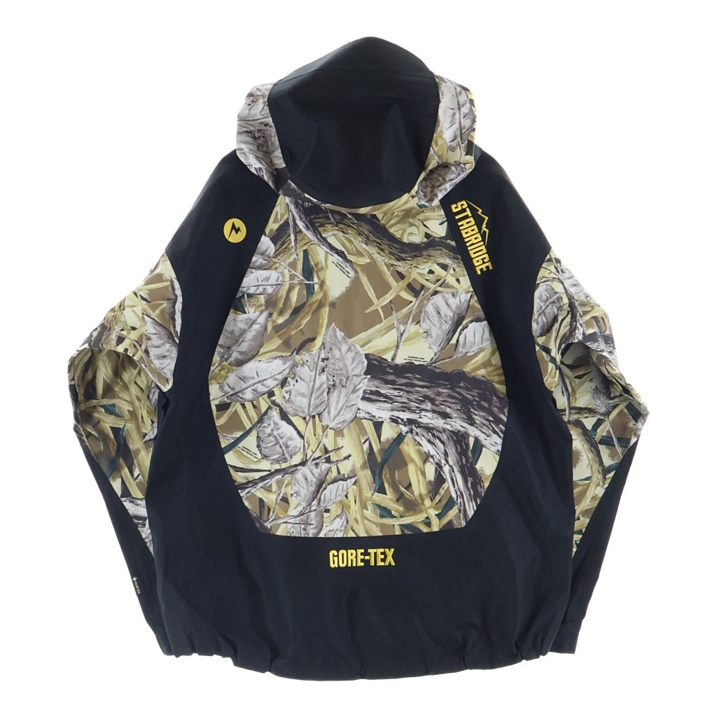 Marmot(マーモット) × STABRIDGE GORE-TEX 3L Alpinist Jacket アルピニスト ゴアテックス 総柄シェルジャケット ブラウン TSAMR326AP