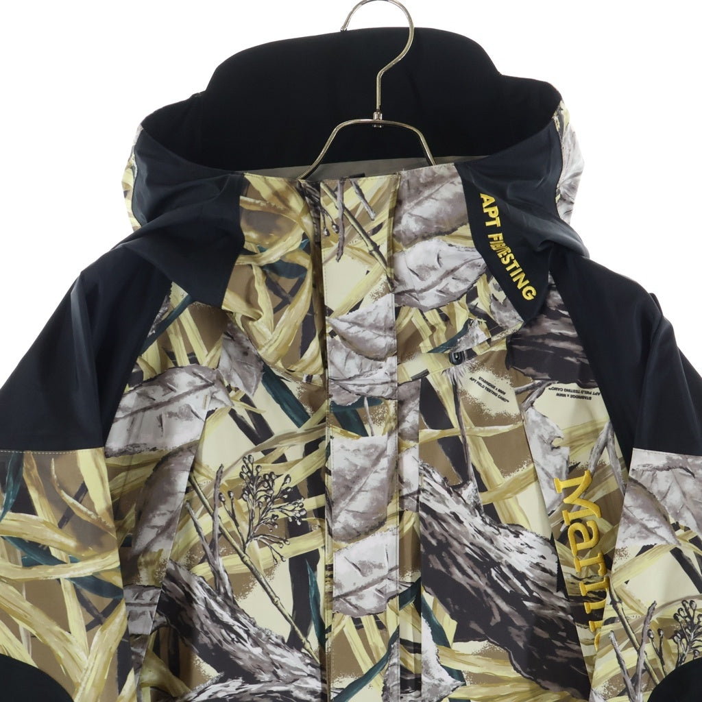 Marmot(マーモット) × STABRIDGE GORE-TEX 3L Alpinist Jacket アルピニスト ゴアテックス 総柄シェルジャケット ブラウン TSAMR326AP