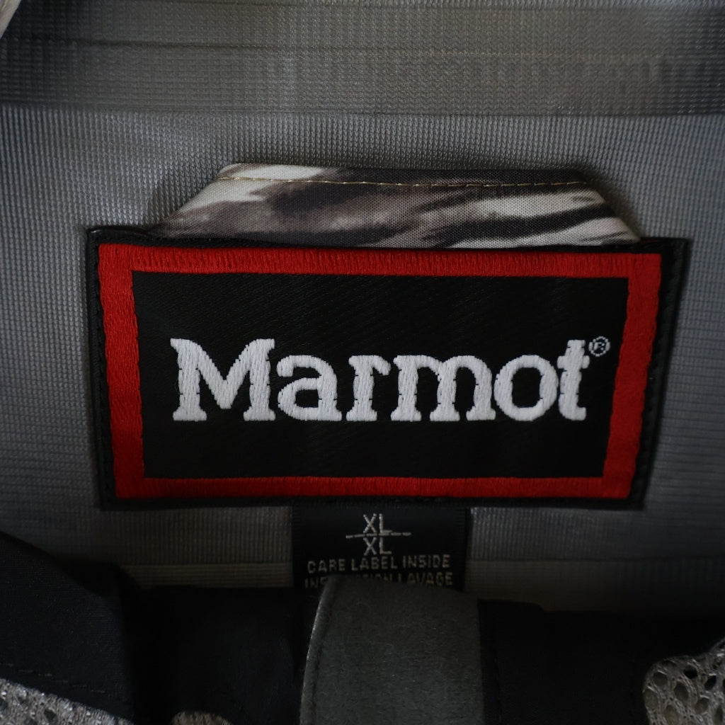 Marmot(マーモット) × STABRIDGE GORE-TEX 3L Alpinist Jacket アルピニスト ゴアテックス 総柄シェルジャケット ブラウン TSAMR326AP