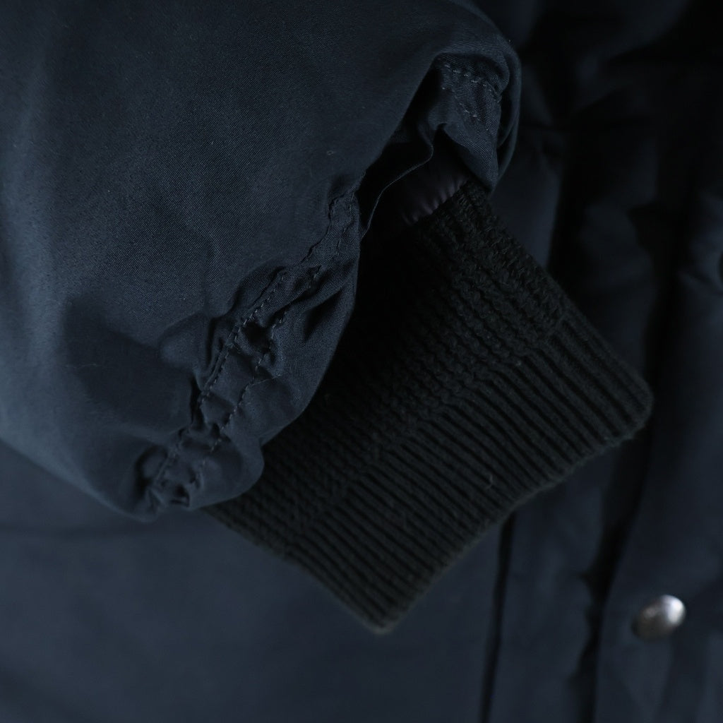 POLO RALPH LAUREN(ポロラルフローレン) ドローコード リブ スモールポニー フーデッドダウンジャケット ブラック 710919758002