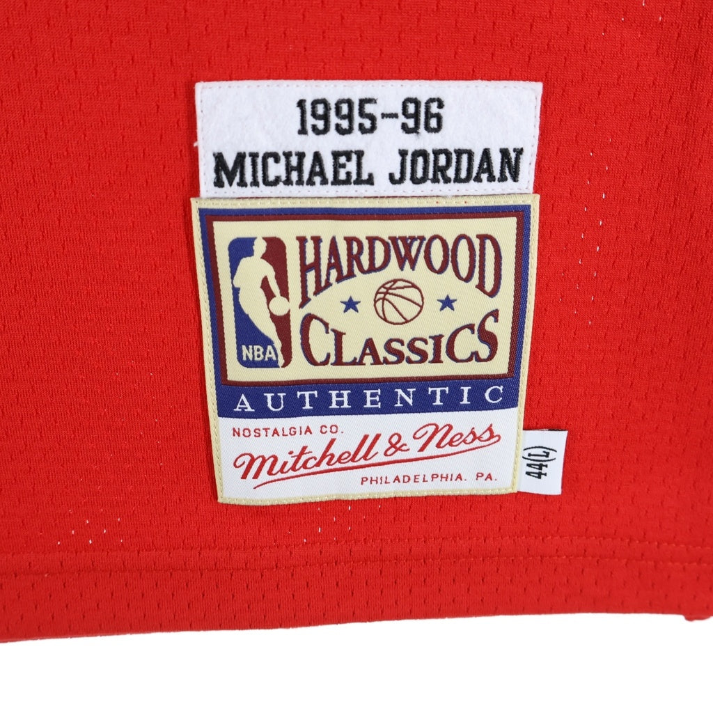 Mitchell&Ness(ミッチェル アンド ネス) Michael Jordan Chicago Bulls 1995-96 Red Authentic Jersey オーセンティック タンクトップ レッド