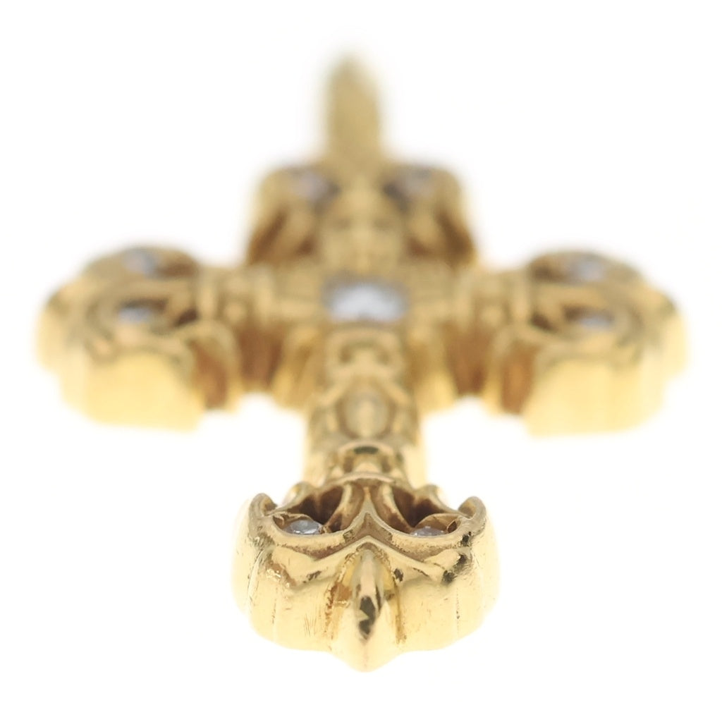 CHROME HEARTS(クロムハーツ) 22K FILIGREE TINY P/DIA タイニーフィリグリークロス PAVEダイヤ ペンダントトップ ゴールド BCA045