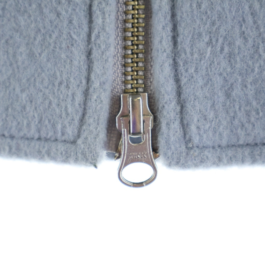 NO BRAND(ノーブランド) jichoi (ジチョイ) 25AW Zip Up Jacket Korea バイカラー ジップアップジャケット グレー