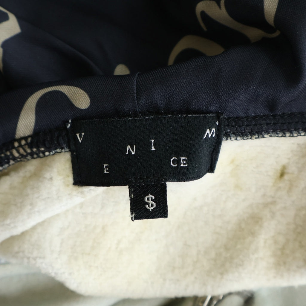 NO BRAND(ノーブランド) VeniceM (ヴェニチェム) Zip Up Hoodie ジップアップ フーディー パーカー アイボリー