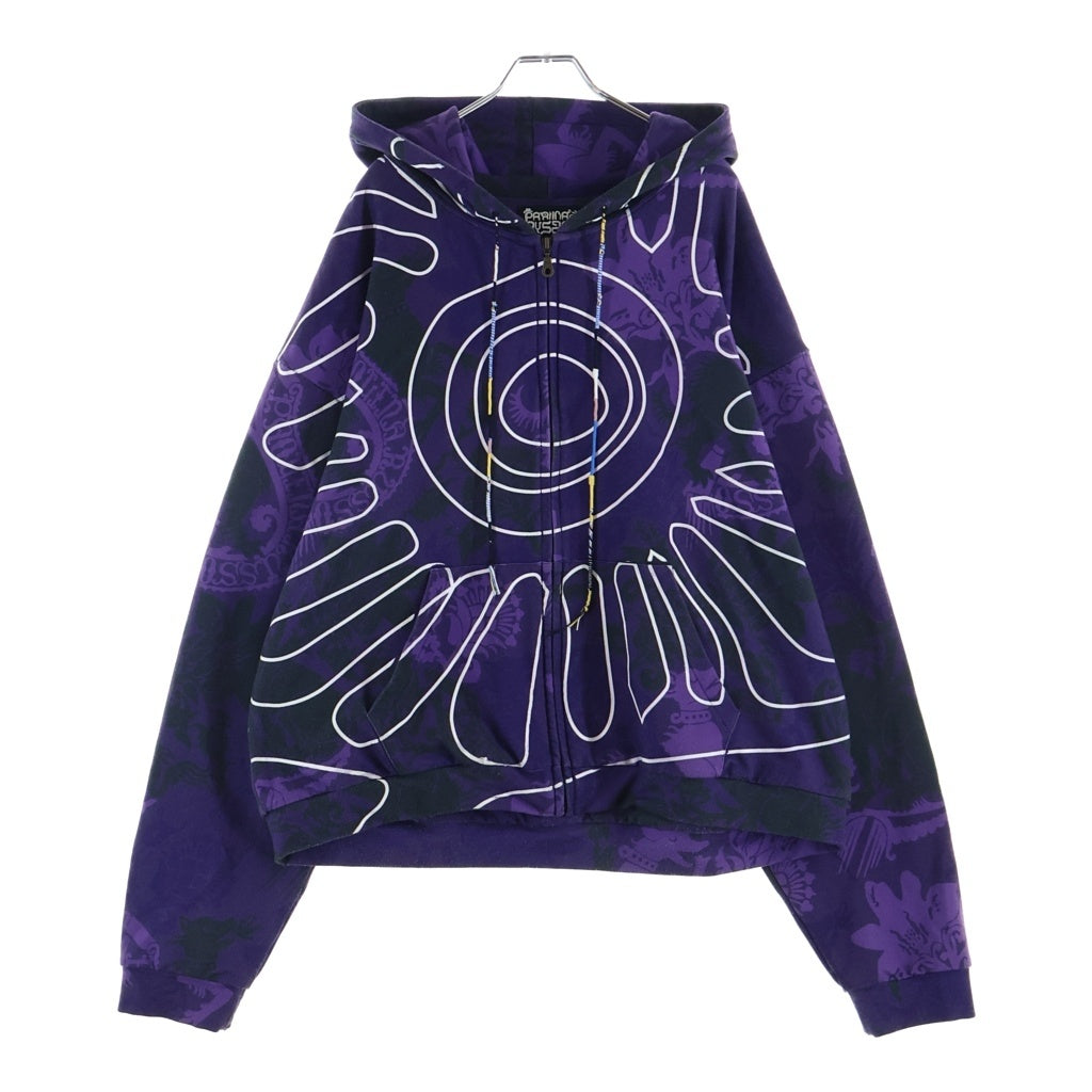 NO BRAND(ノーブランド) Paolina Russo (パオリーナ ルッソ) Zip Up Hoodie ジップアップ フーディー パーカー パープル