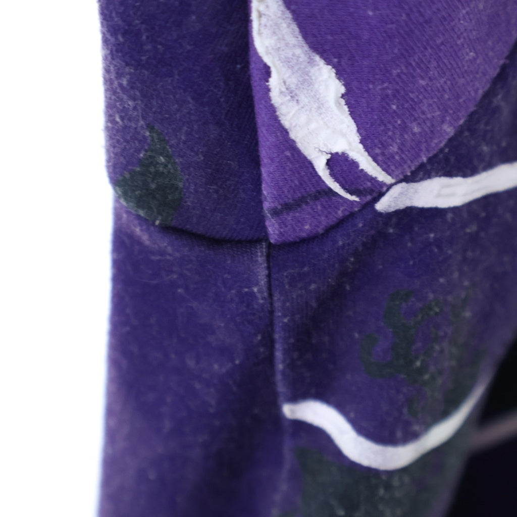 NO BRAND(ノーブランド) Paolina Russo (パオリーナ ルッソ) Zip Up Hoodie ジップアップ フーディー パーカー パープル