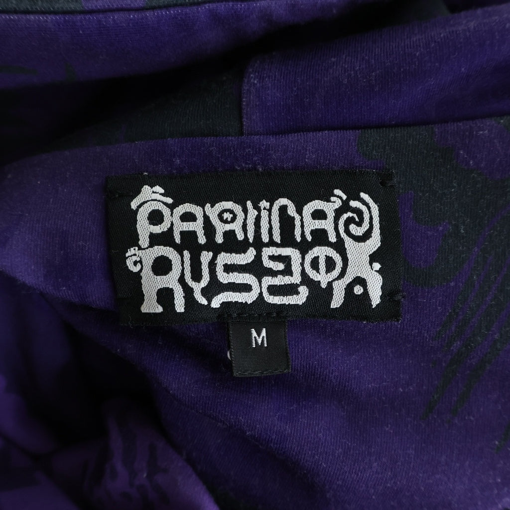 NO BRAND(ノーブランド) Paolina Russo (パオリーナ ルッソ) Zip Up Hoodie ジップアップ フーディー パーカー パープル